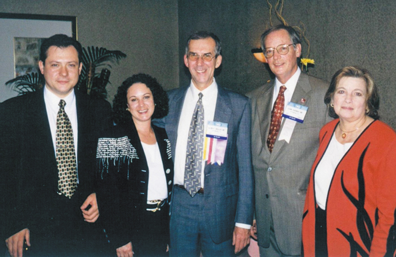 С американскими коллегами. Орландо, 2001 г.
