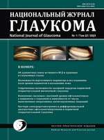 «Национальный журнал глаукома» №1, 2023