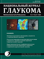 «Национальный журнал глаукома» №4, 2022